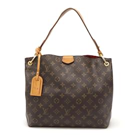 Louis Vuitton-Louis Vuitton Monogram Graceful PM Shoulder Bag-Pink,Monogram