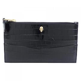 Alexander Mcqueen-Alexander McQueen Black Clutch Bag-Black