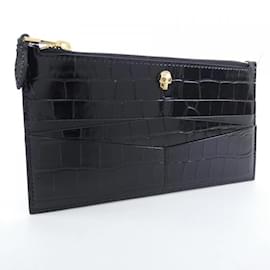 Alexander Mcqueen-Alexander McQueen Black Clutch Bag-Black