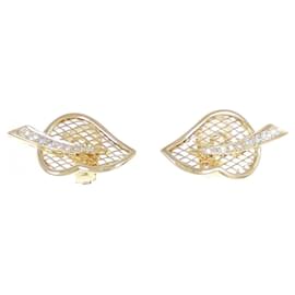 Van Cleef & Arpels-Van Cleef & Arpels 18K Yellow Gold Diamond Clip Earrings-Other