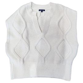Pull sans manches Soeur Blanc