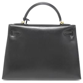 Hermès-Hermes Kelly 32cm Handbag-Black