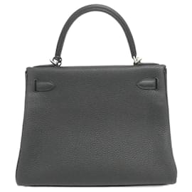 Hermès-Sac à main Hermes Kelly 28 cm-Noir