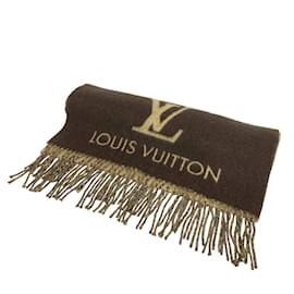 Louis Vuitton-Louis Vuitton Reykjavik Echarpe Scarf-Brown