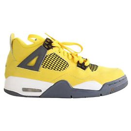 Nike Gelbe Leder-Sneaker Gelb