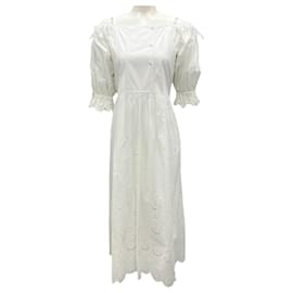 Ulla Johnson-Ulla Johnson Pristine White Narcisa Dress-White