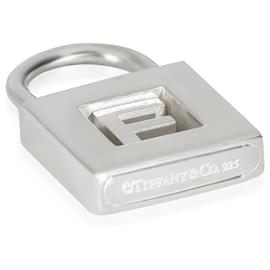 Tiffany & Co-Tiffany & Co. Padlock E Charm in  Sterling Silver-Other
