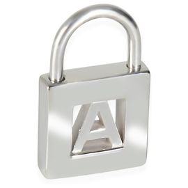 Tiffany & Co. Padlock Letter A Charm In Sterling Silver Other