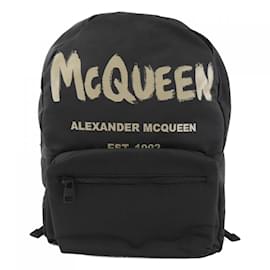 Alexander Mcqueen-Alexander McQueen Black Backpack-Black