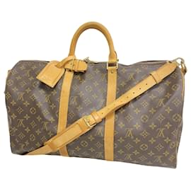 Louis Vuitton-Louis Vuitton Keepall Bandouliere 50-Brown