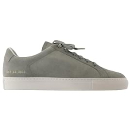 Autre Marque-Retro In Suede Sneakers - COMMON PROJECTS - Leather - Green-Green