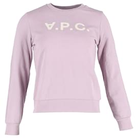 Apc Pull A.P.C. Logo en coton violet Violet