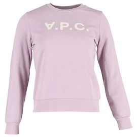 Apc Suéter A.P.C. Logo en algodón púrpura Púrpura