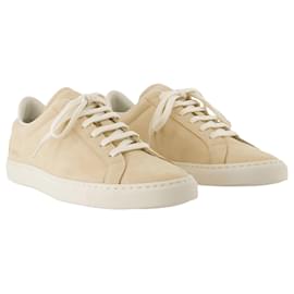 Autre Marque-Retro Nubuck Sneakers - COMMON PROJECTS - Leather - Pink-Pink