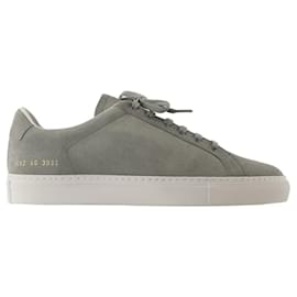 Autre Marque-Retro In Suede Sneakers - COMMON PROJECTS - Leather - Green-Green