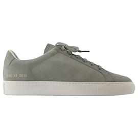 Autre Marque-Retro In Suede Sneakers - COMMON PROJECTS - Leather - Green-Green
