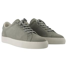 Autre Marque-Retro In Suede Sneakers - COMMON PROJECTS - Leather - Green-Green