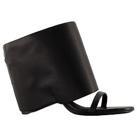 Sandals - Courreges - Leather - Black Black