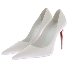 Christian Louboutin-CHRISTIAN LOUBOUTIN Heels T.EU 40 Leather-White