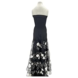 Autre Marque-NON SIGNE / UNSIGNED Dresses T.International S Cotton-Black