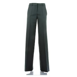 Autre Marque-NON SIGNE / UNSIGNED Trousers T.FR 34 Wool-Green