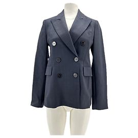 ISABEL MARANT Giacche T.FR 34 Lana Blu navy