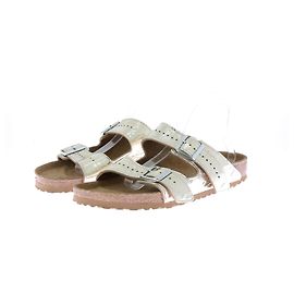 Sandales BIRKENSTOCK T.EU 44 Cuir verni Doré