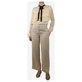 Autre Marque-Neutral wide-leg trousers - size S-Other