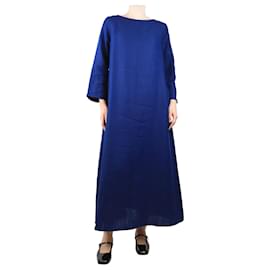 Autre Marque-Blue linen maxi dress - size M-Blue