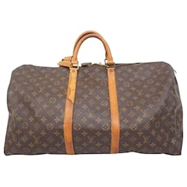 Louis Vuitton-Louis Vuitton Keepall 55-Brown