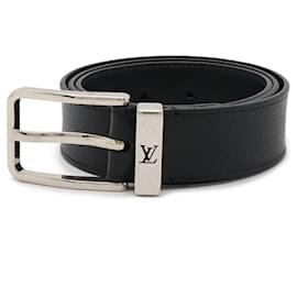 Louis Vuitton-Cinto Louis Vuitton Santur Pont Neuf 35MM-Preto