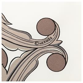 Hermès-Hermès White Animaux Solaires Silk Scarf-Other
