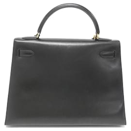 Hermès-Hermes Kelly 32cm Handbag-Black