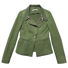 Givenchy Cotton Jacket Olive Green Olive green