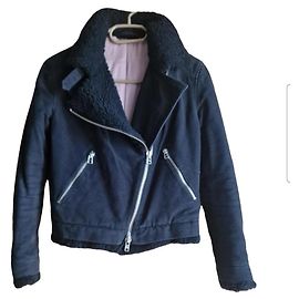 Giacca Acne in cotone nera Nero