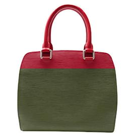 Louis Vuitton-SAC A MAIN LOUIS VUITTON PONT NEUF PM M52052 EN CUIR EPI ROUGE PURSE BAG-Rouge