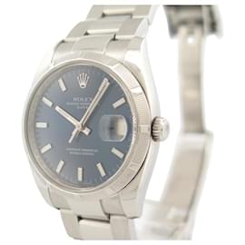 Rolex-ROLEX WATCH 15210 OYSTER PERPETUAL DATE 34 MM AUTOMATIC STEEL-Silvery