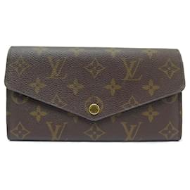 Louis Vuitton-NEW LOUIS VUITTON SARAH MONOGRAM CANVAS M60531 COIN WALLET-Brown