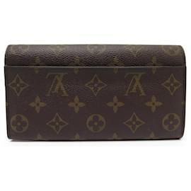 Louis Vuitton-NEW LOUIS VUITTON SARAH MONOGRAM CANVAS M60531 COIN WALLET-Brown