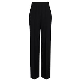 Paco Rabanne-Black Suits Pants in wool grain de poudre-Black