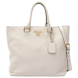 Prada Vitello Phönix Weiß