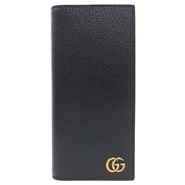 Gucci GG Marmont Geldbörse im Querformat Schwarz