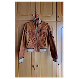 Dolce & Gabbana-Jackets-Camel