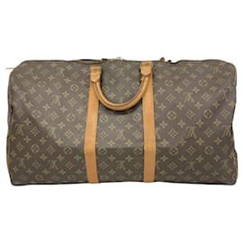 Louis Vuitton-Louis Vuitton Keepall 55-Brown