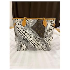 Louis Vuitton-Totes-Brown,White