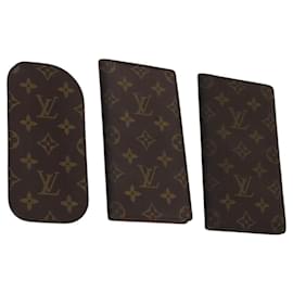 Louis Vuitton-LOUIS VUITTON Monogram Billfold 3Set LV Auth th5659-Monogram