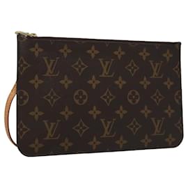 Louis Vuitton-LOUIS VUITTON Monogram Neverfull MM Pouch Accessory Pouch LV Auth 115956-Monogram