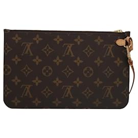 Louis Vuitton-LOUIS VUITTON Monogram Neverfull MM Pouch Accessory Pouch LV Auth 115956-Monogram