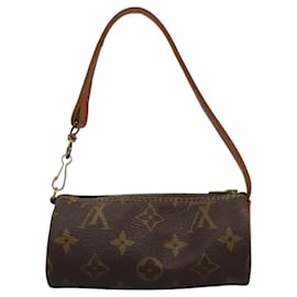 Louis Vuitton-LOUIS VUITTON Monogram Papillon Pouch LV Auth 104152-Monogram