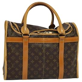 Louis Vuitton-LOUIS VUITTON Monogram Sac Chasseur 40 Pet Carry M41924 LV Auth bs22552-Monogram